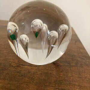 Vintageglass paperweight